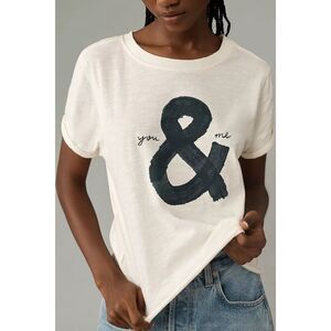 Anthropologie by Roomytown You & Me Graphic Tee